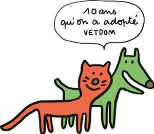 VET et DOM le chien et le chat des 10 ans de VETDOM