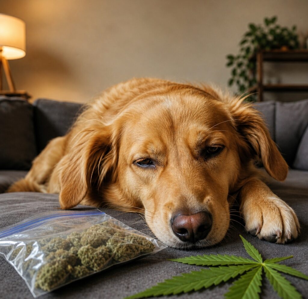Intoxication au cannabis chez le chien