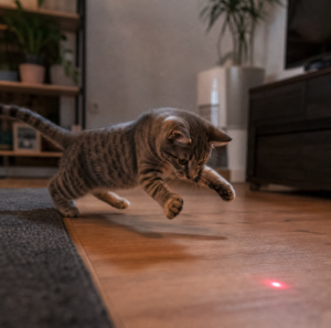 Les jouets laser sont-ils mauvais pour les chats ?